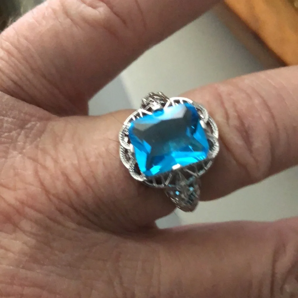 - Silver/Blue Rlng - Picture 5 of 6